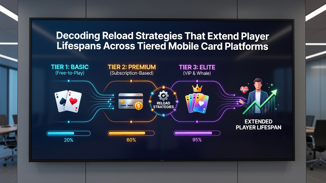 Analyse von Spieler-Engagement-Daten auf gestaffelten mobilen Kartenplattformen mit Fokus auf Reload-Effekte